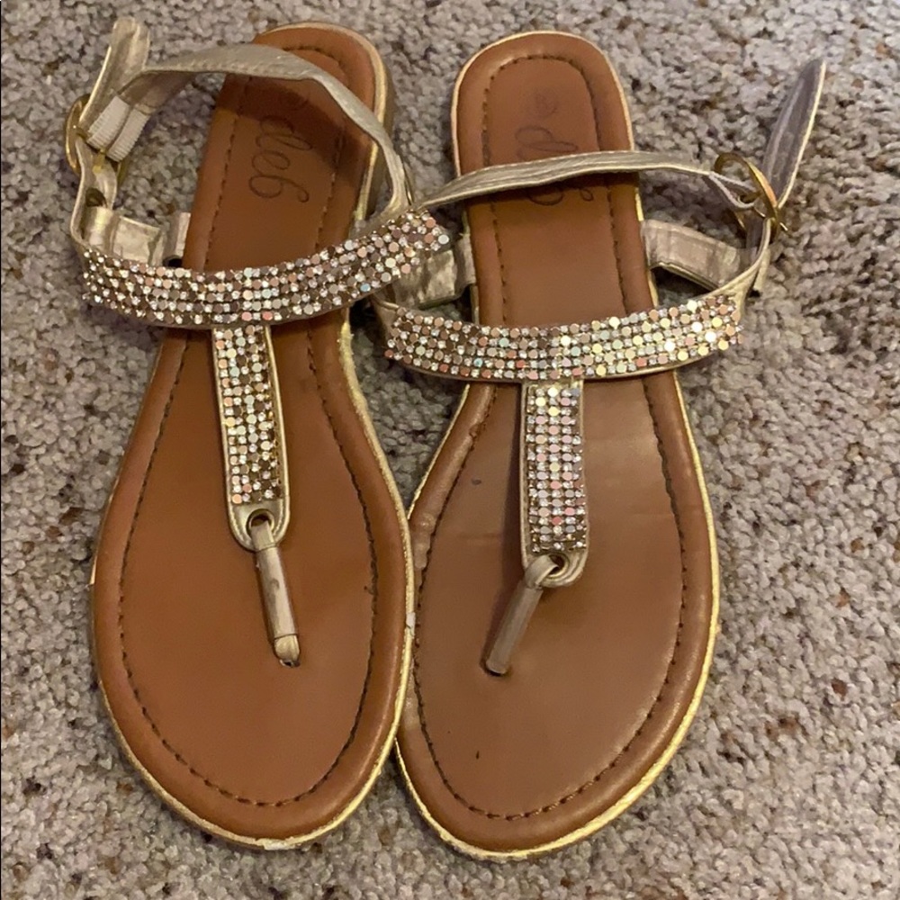 Tan sandals